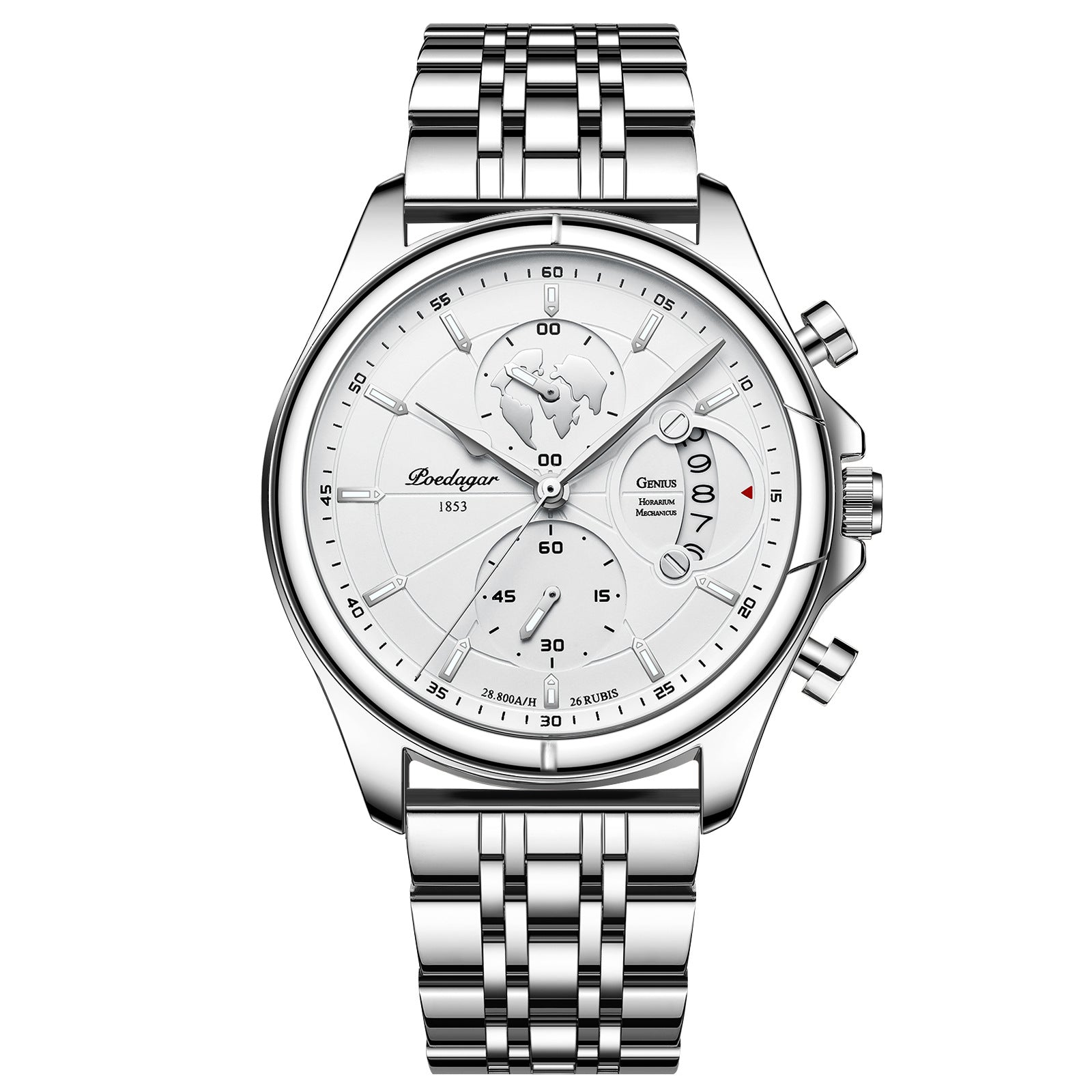 Swiss men's waterproof multi - function sports quartz watches.