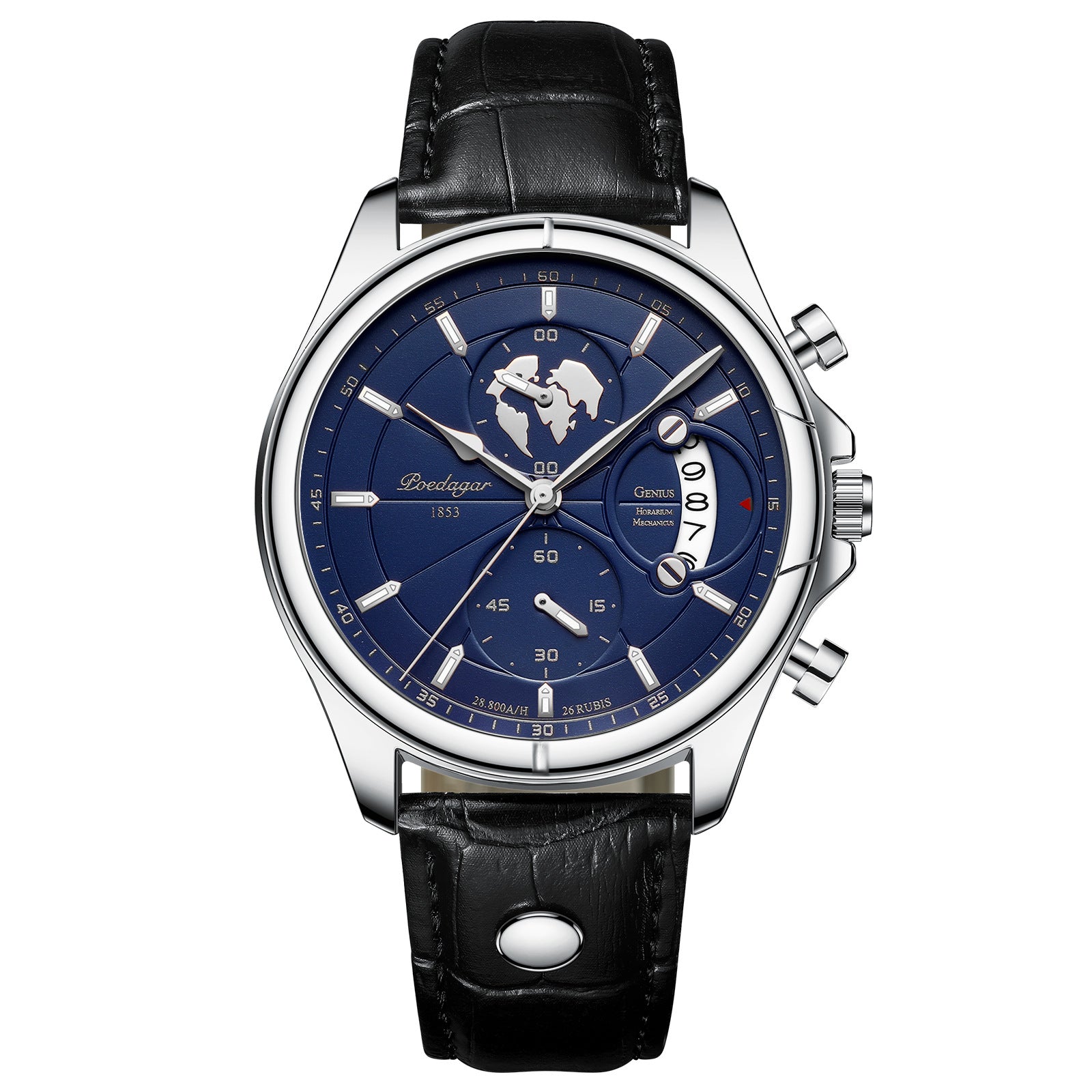 Swiss men's waterproof multi - function sports quartz watches.