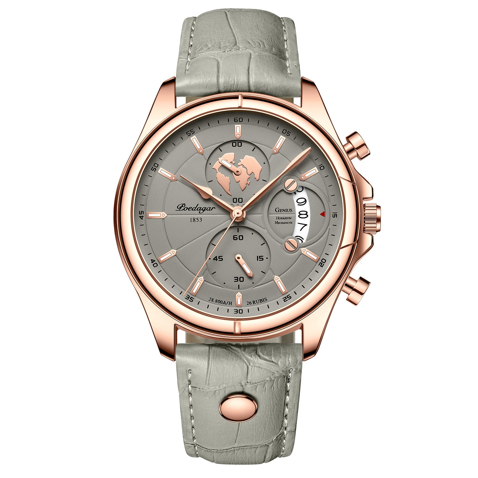 Swiss men's waterproof multi - function sports quartz watches.