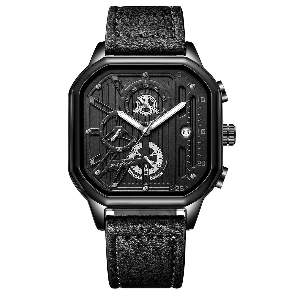 Swiss men's waterproof luminous multi - function quartz watches.